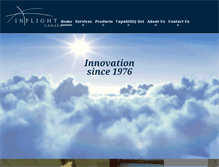 Tablet Screenshot of inflightcanada.com